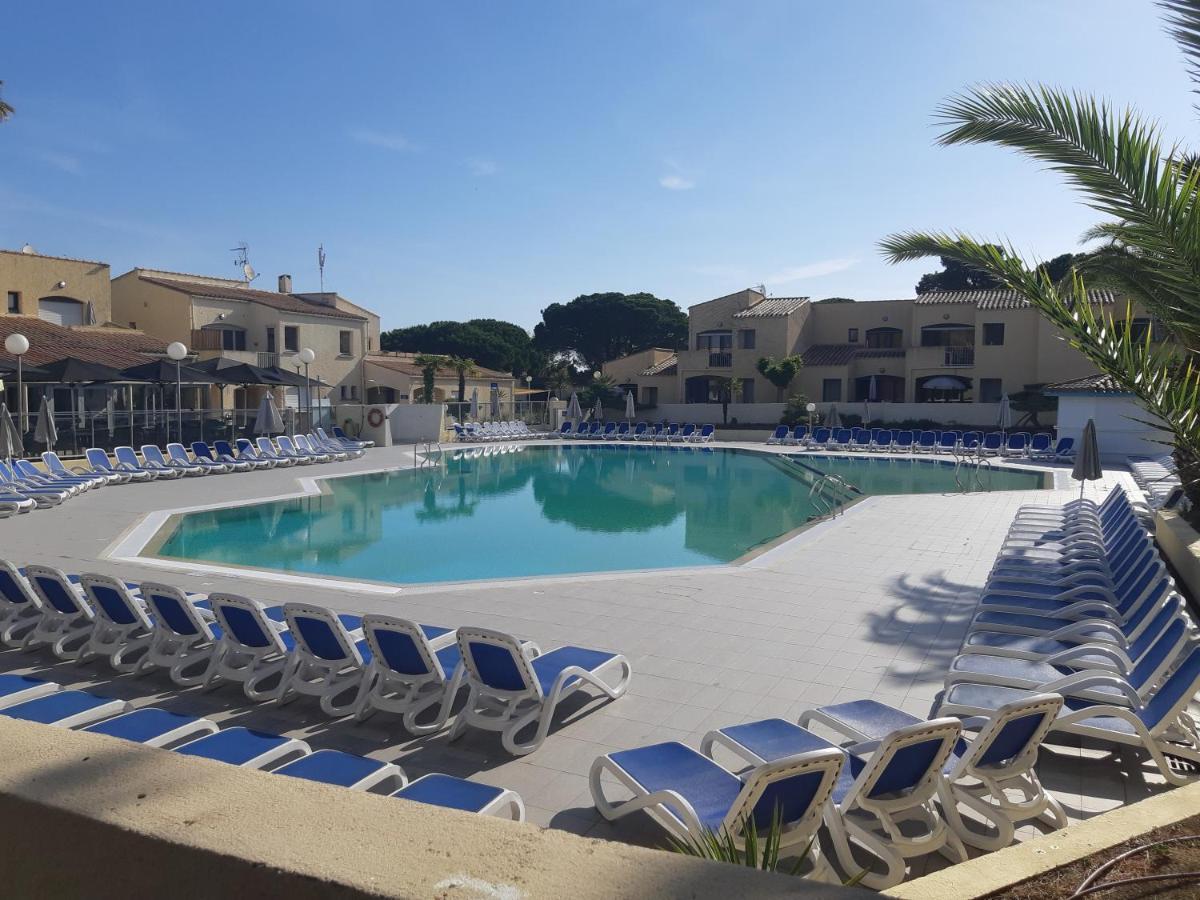 Studio Climatise Cosy Avec Grande Piscine Chauffee Agde Exterior foto
