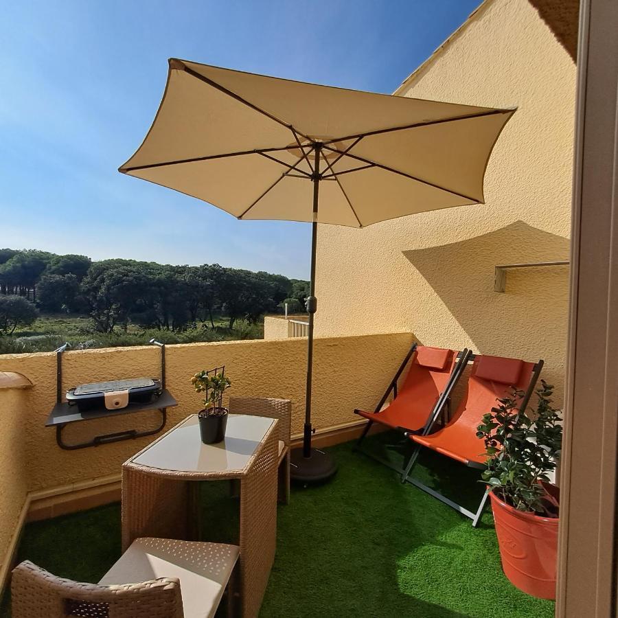Studio Climatise Cosy Avec Grande Piscine Chauffee Agde Exterior foto